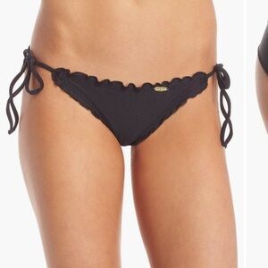 Luli Fama Wavy Brazilian Side Tie Bikini Bottom